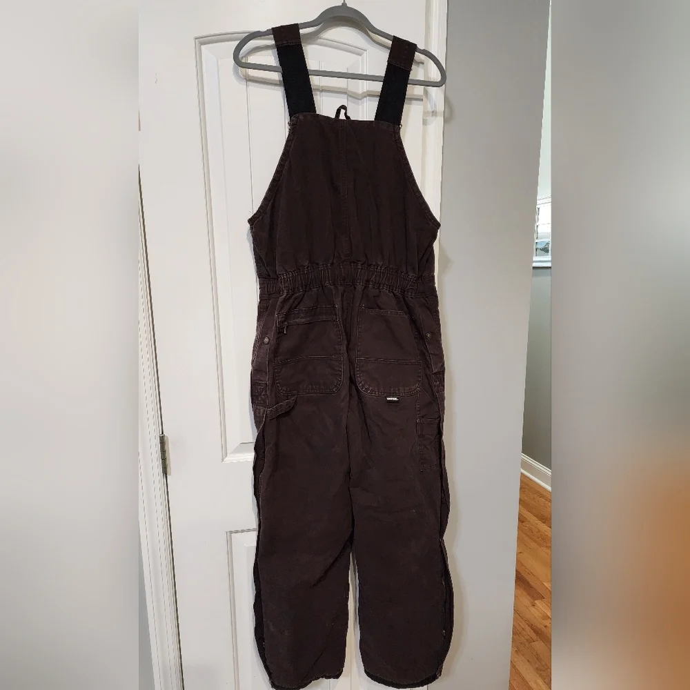 Berne Insulated Brown Overalls women’s Medium - Picture 3 of 16